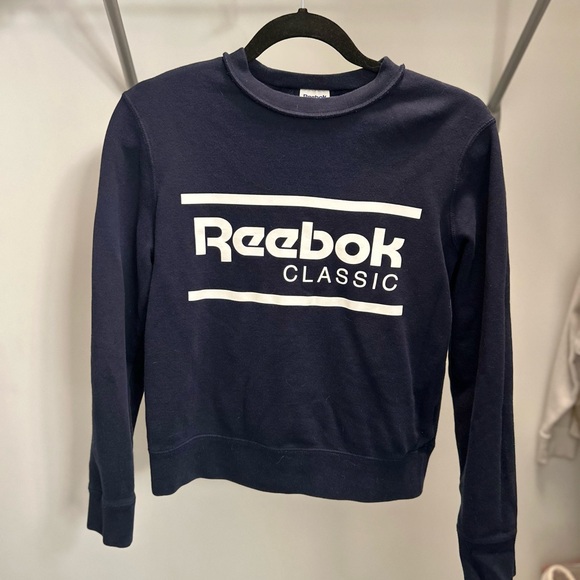 Reebok Classic Women's Navy Top - Picture 1 of 2